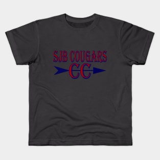 SJB Cougars Cross Country team logo Kids T-Shirt